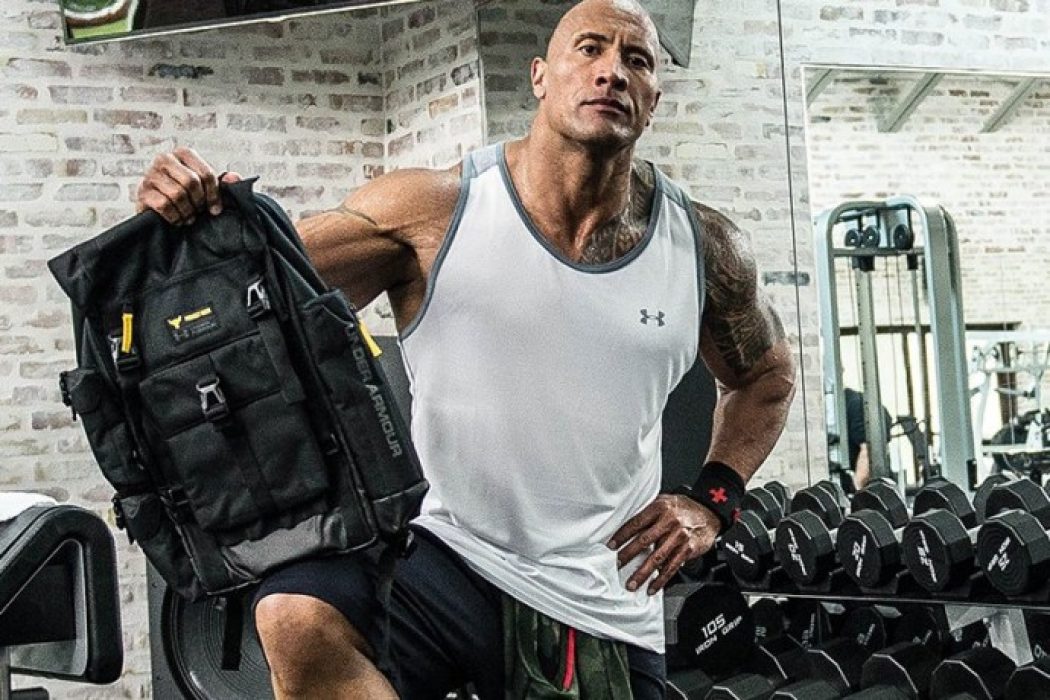 「the rock」巨石强森 x under armour 全新 backpack