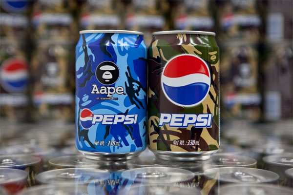 AAPE by A Bathing Ape x Pepsi 2012 “MOONFACE CAMO” 百事可樂紀念鋁罐
