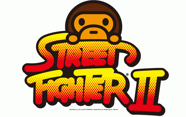 A bathing Ape x Street Fighter 2 話題聯名發表