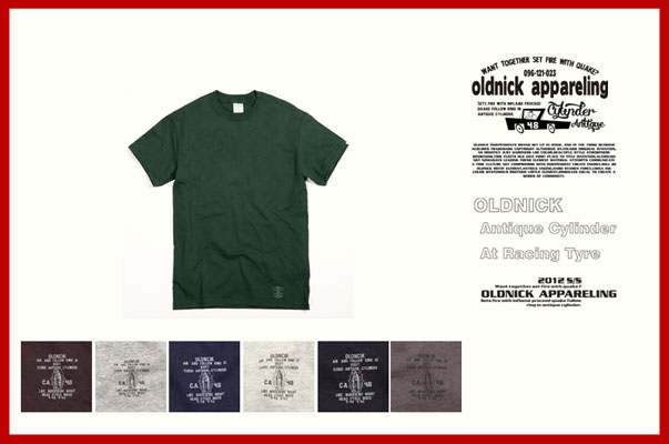 OLDNICK 2012春/夏 基礎2棉質短袖 新品發售訊息