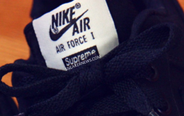 Supreme x Nike Air Force 1 發表預覽