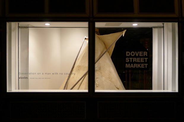 和visvim一起流浪吧  “Dissertation On A Man With No Country” 櫥窗設計移師倫敦