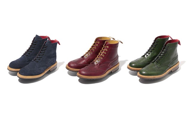 Bape x Tricker’s 2012秋/冬 Wingtip Boots 花雕再現