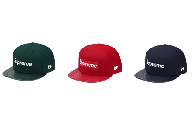 Supreme 2012秋/冬 Leather Visor New Era 最新帽款系列力作