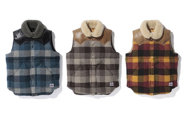 Bape x Rocky Mountain Featherbed 2012秋/冬「BAPE CHECK」羽絨背心