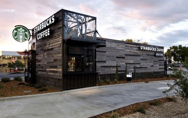 Starbucks 卡車流動 得來速咖啡店