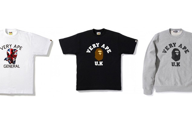 Bape 倫敦店十周年「Very Ape UK 」限定商品