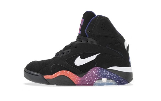 Nike Air Force 180 High 「Black/White-Court Purple-Rave Pink」配色式樣