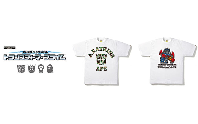 Bape x Transformers Prime 聯名系列短Tee 全新第二波再現