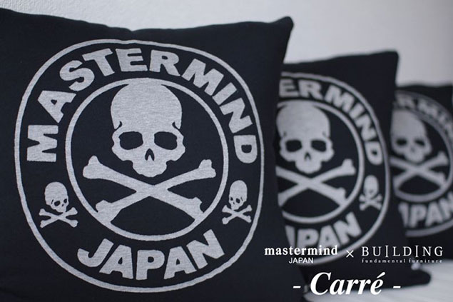 mastermind JAPAN X BUILDING ” Carre” 骷髏黑暗包枕
