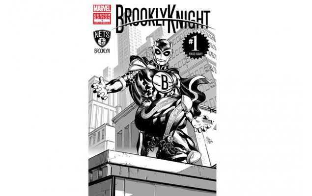 布魯克林籃網隊與Marvel共同創造超級英雄「BrooklyKnight」