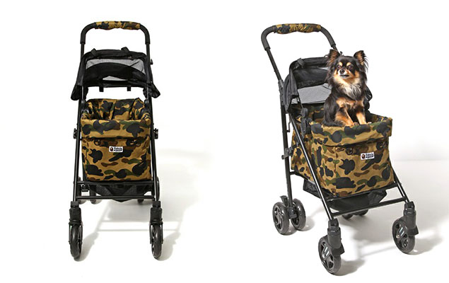 Bape X Mother Cart 猿人迷彩寵物推車