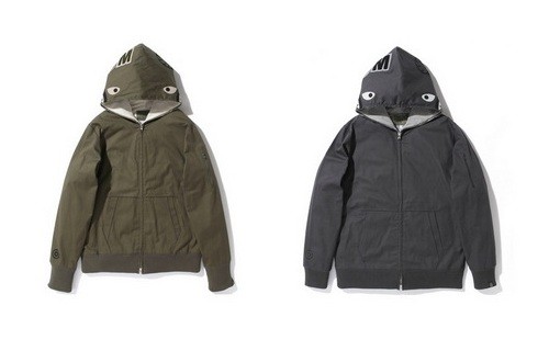 A Bathing Ape 2012秋/冬 HERRINGBONE SHARK FULL ZIP HOODIE 新作發表