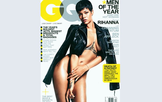 Rihanna全裸入鏡拍攝GQ雜誌封面