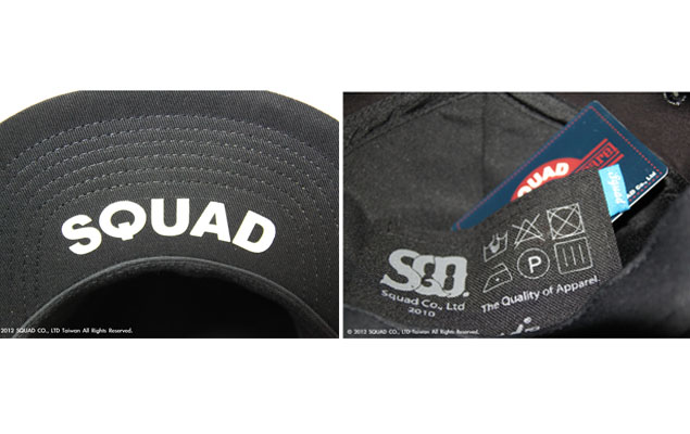SQUAD 帽款專利設計介紹