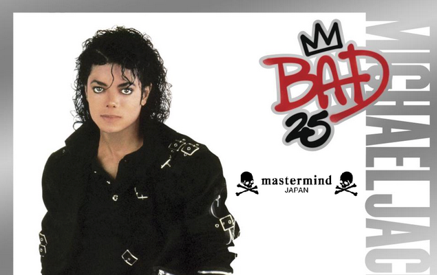 mastermind JAPAN x Michael Jackson 名曲Bad 25周年紀念短Tee