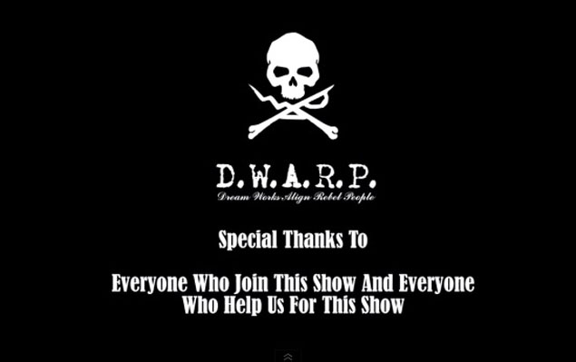 D.W.A.R.P. “THE END IS THE BEGINNG”官方秀上影片正式釋出