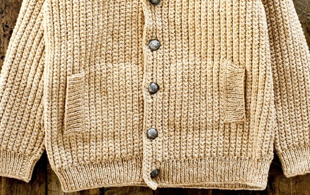 visvim CROCHET CARDIGAN FR (NATURAL DYE) 手工製作過程影片