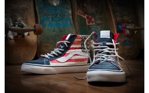 Vans 2012 “American Flag” 美國主義 Sk8-Hi 鞋款