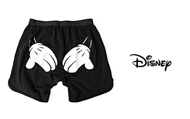 LUFT X Disney 米奇抓屁股四角內褲