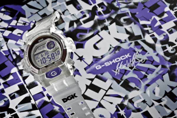 G-SHOCK 30周年驚喜不斷 美國滑板品牌DGK二度聯名 推出前衛半透明錶款G-8900DGK-7
