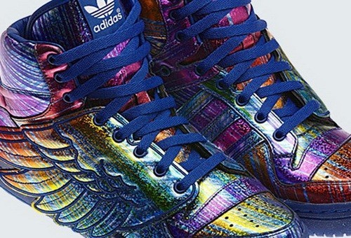Jeremy Scott x adidas Originals JS Wings Rainbow Hologram 新作發表