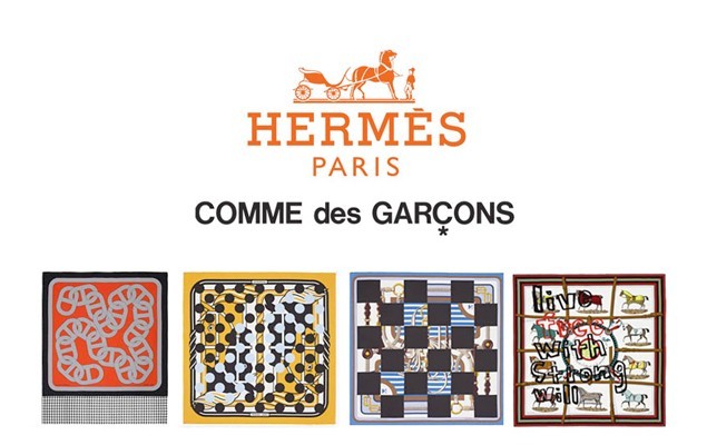 Hermes x Comme des Garçons 合作別注系列「Comme des Carrés」