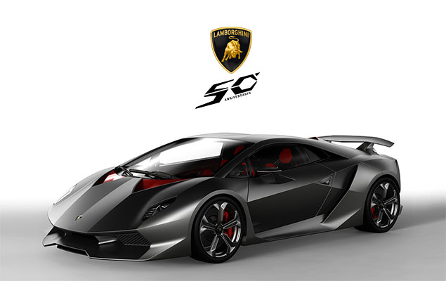 Lamborghini 50 週年 限量二十台 SESTO ELEMENTO 黑碳狂牛車款