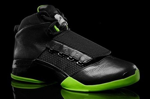 Air Jordan XVII Black/Neon Green 極致公開