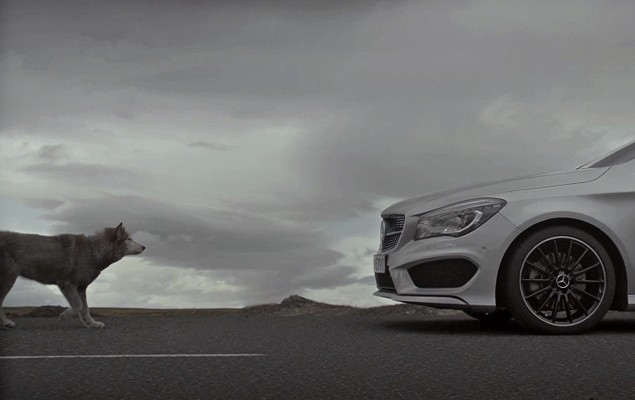 2014 Mercedes-Benz CLA-Class 形象廣告 與狼對峙的硬派美學