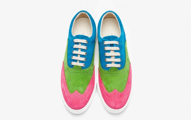 COMME des GARCONS SHIRT “Colourblocked Brogue” 鞋款