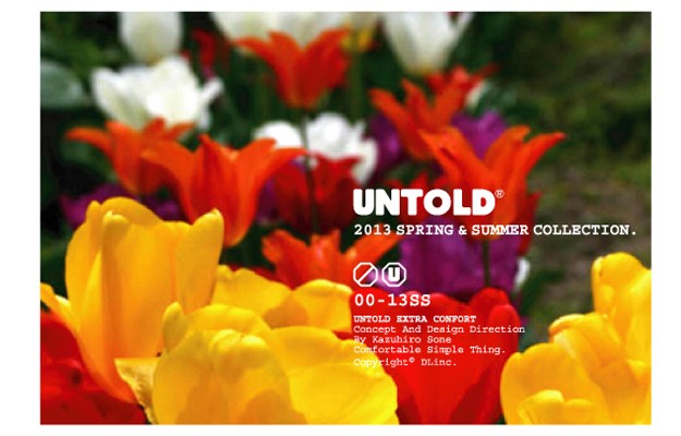 UNTOLD 2013春/夏系列 新作釋出