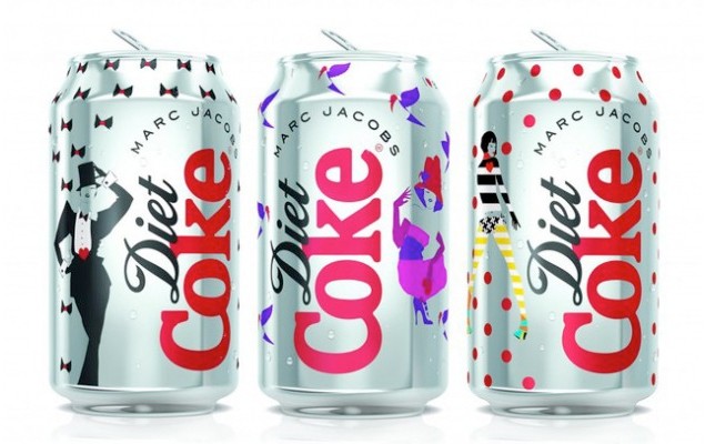 Diet Coke x Marc Jacobs 瓶裝設計