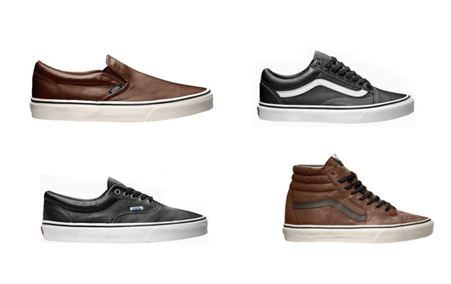 Vans 2013春季 Brushed Leather 皮革主題系列新作鞋款