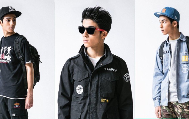 AAPE BY A BATHING APE® 2013春季穿搭型錄