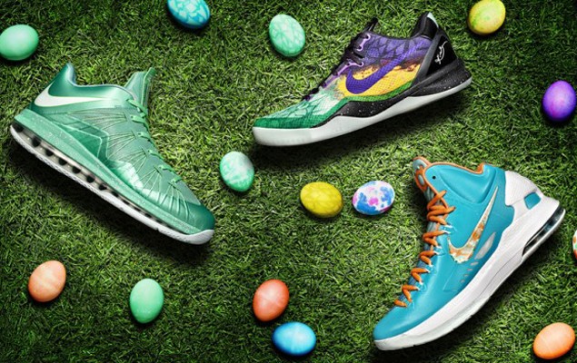 Nike Basketball Easter Pack：LeBron X Low、Kobe 8 System & KD V 驚艷登場