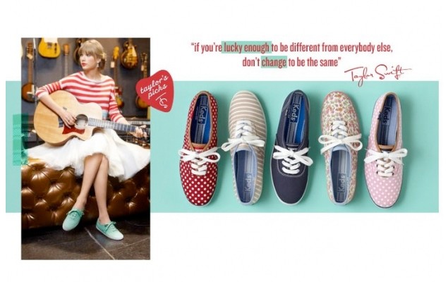 Taylor Swift  x KEDS 聯名鞋款
