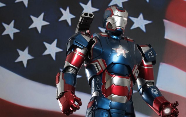 Hot Toys Iron Man 3 “Iron Patriot” 限量版本公仔