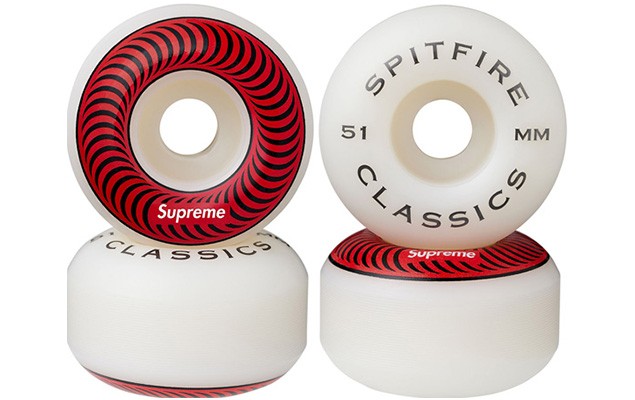 Supreme x SPITFIRE 全新滑板輪