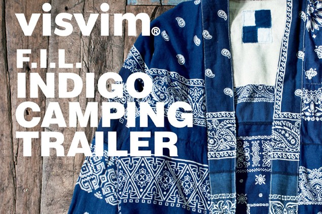 visvim F.I.L. INDIGO CAMPING TRAILER 伊勢丹期間限定店開催