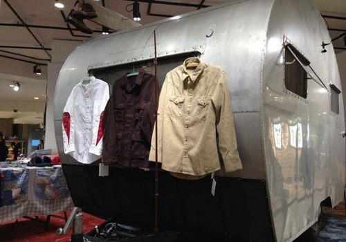 visvim F.I.L. Indigo Camping Trailer @ 新宿伊勢丹 會場一覽