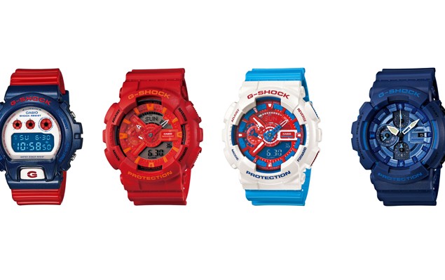 G-Shock 五月份 Red & Blue 搶眼紅藍系列抵台消息