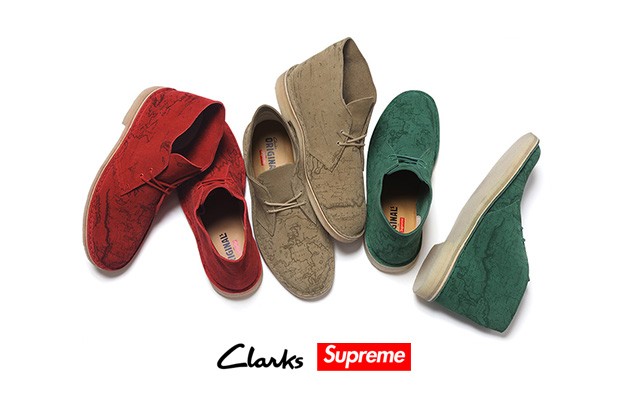 Supreme X Clarks 2013 春/夏 Map Desert 靴款