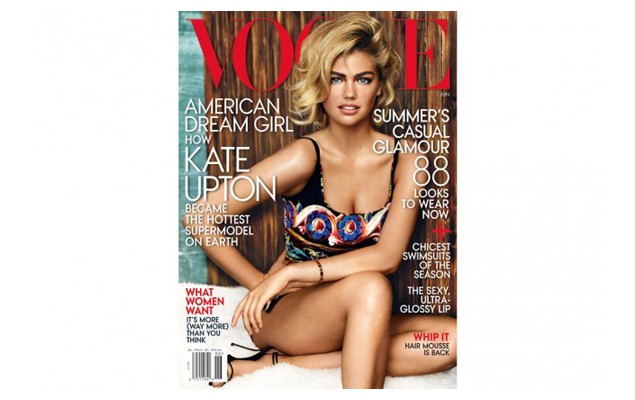 Kate Upton @ Vogue 2013 年 6 月美國版本封面