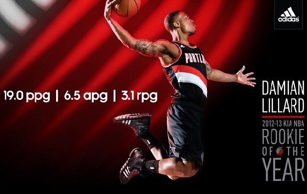 adidas x Damian Lillard NBA年度新人王紀念款T恤 (內附影片)