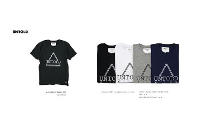 UNTOLD 2013春/夏 Mountain Logo短Tee  新作發表