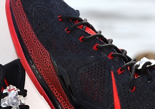 Nike LeBron X Black Denim 樣品鞋作揭貌