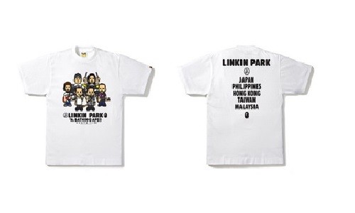 Linkin Park x A Bathing Ape 2013 MILO Tee 新作公開
