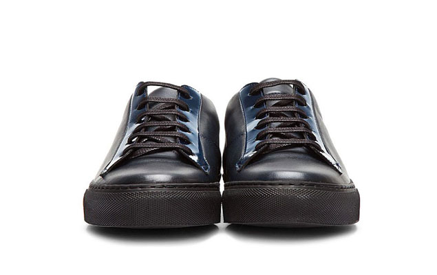 Raf Simons Black Leather Reflective Silver Low-Tops é»è²ä½ç­éèä½èª¿è¯éº â OVERDOPE è¯äººé¦å¸­ç·ä¸æå°æ½®æµéèª