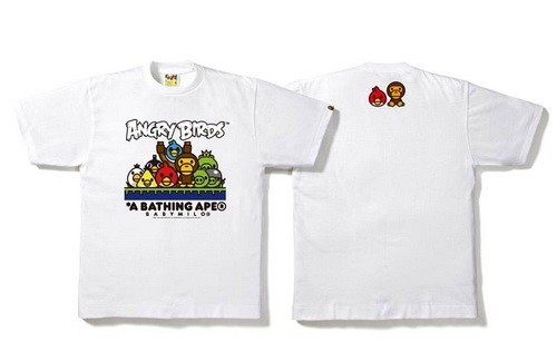 Angry Birds x A Bathing Ape 聯名Tee 話題開販